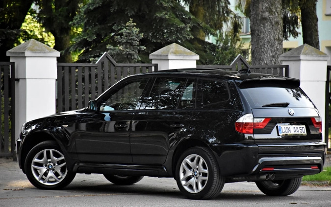 BMW X3 cena 31900 przebieg: 272541, rok produkcji 2007 z Pakość małe 781